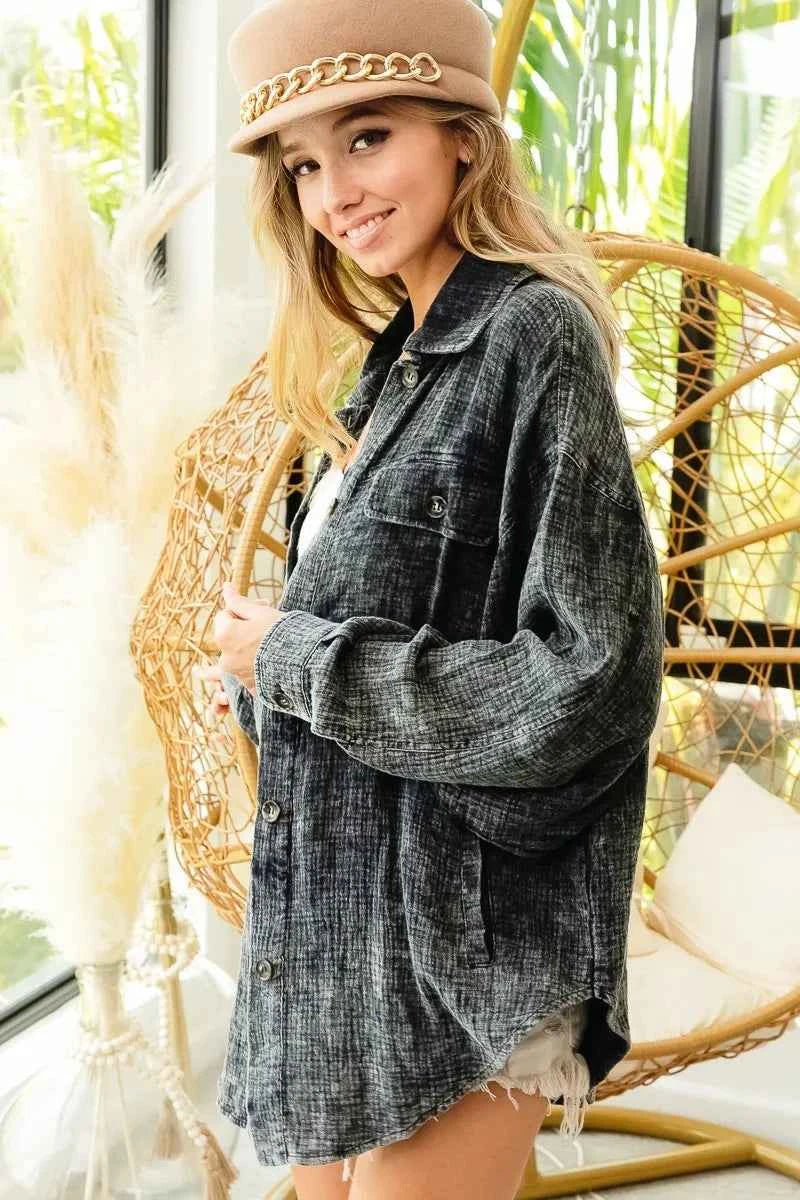 BiBi Vintage Washed Wrinkle Gauze Shacket f7e14b64ae784c03bdac8a97c46e337b-Max-Origin