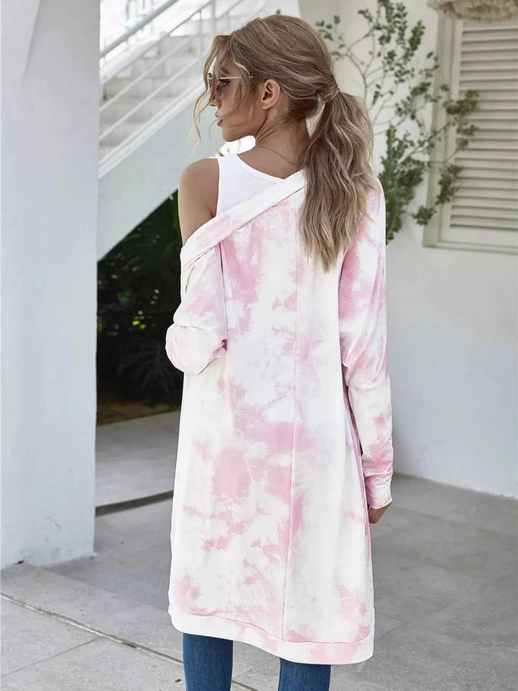 Tie-Dye Oversized Open Front Cardigan f7ea3074-6b7d-47ef-9ceb-a7d9fa701360-Max-Origin