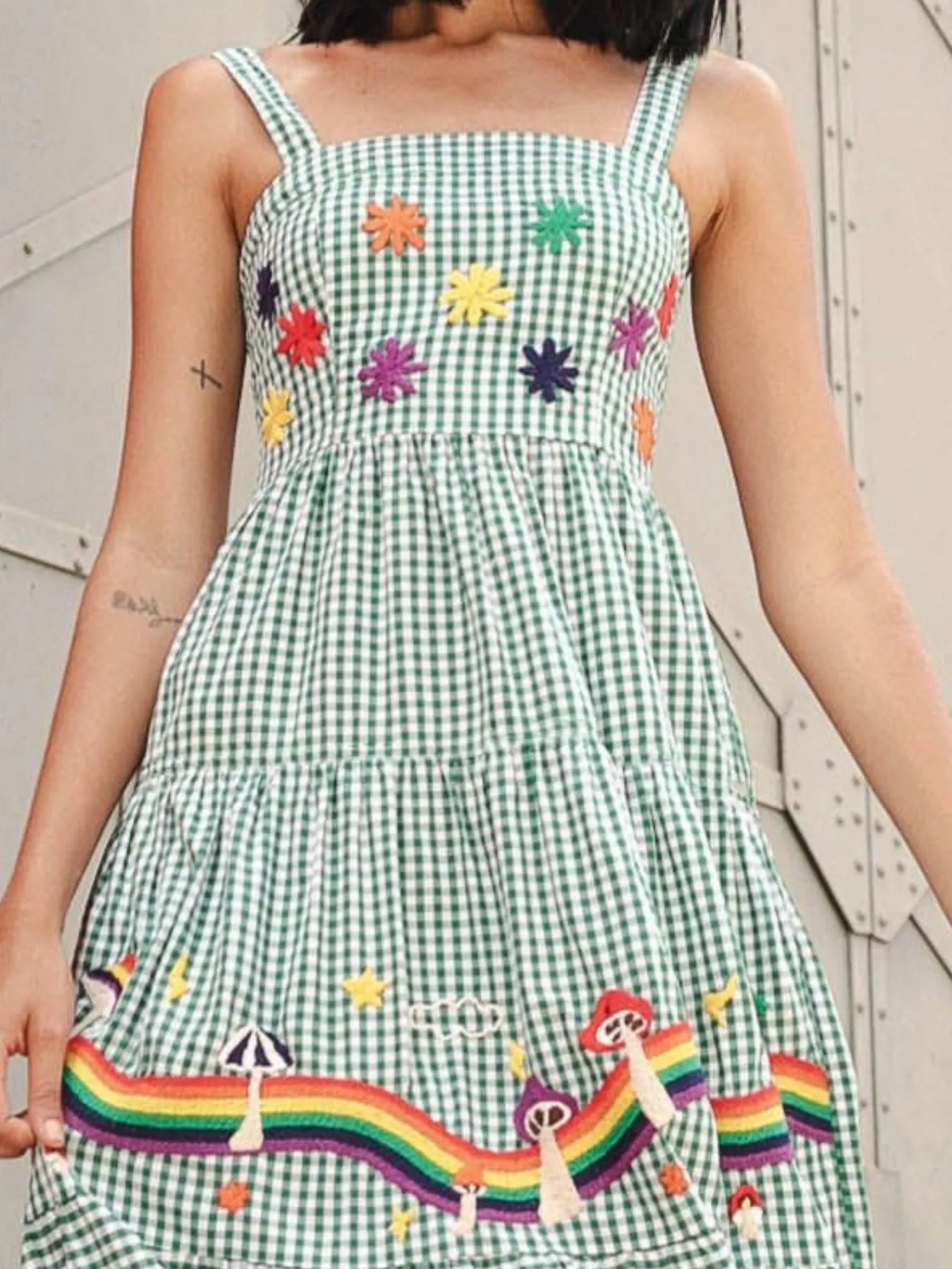 Embroidered Square Neck Tiered Maxi Cami Dress f800dd36-039e-4e2e-b580-b8a23f48afb6-Max-Origin