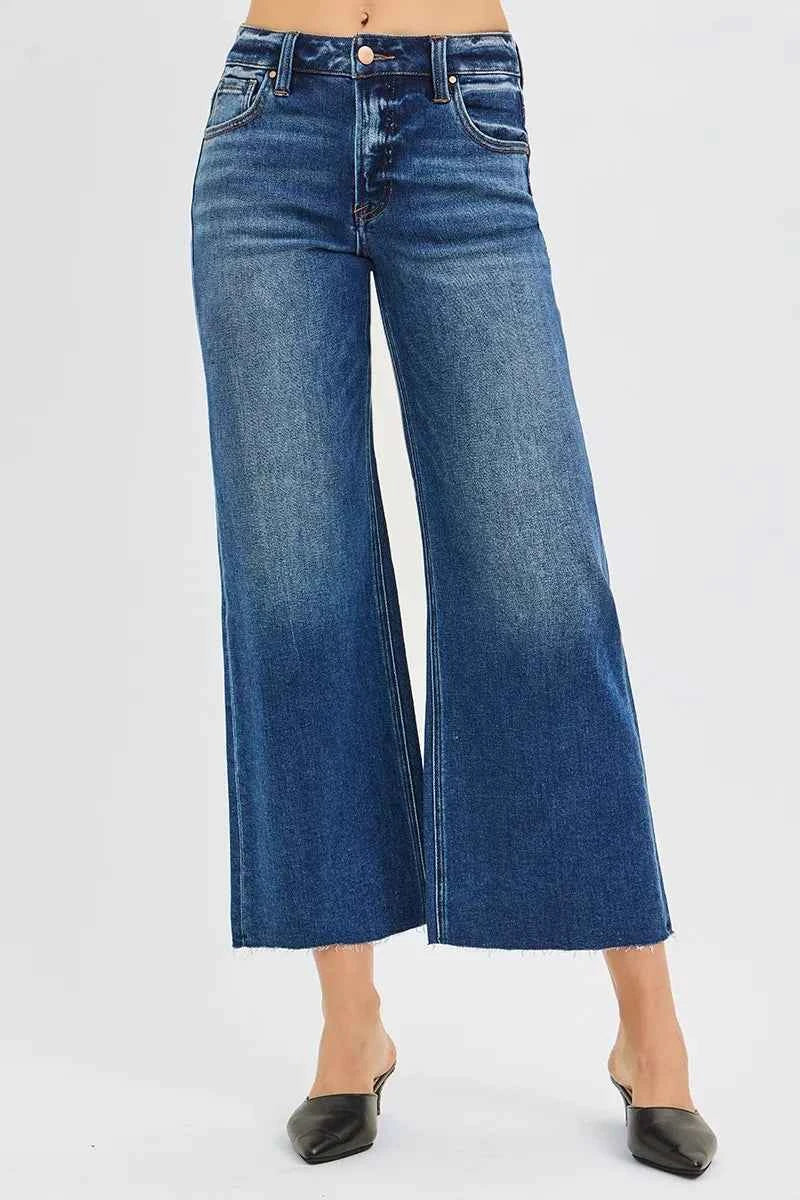 RISEN Full Size Mid Rise Crop Wide Raw Cut Hem Jeans Plus Size DARK f80abaee46724e768de0102c8712fb3b-Max-Origin