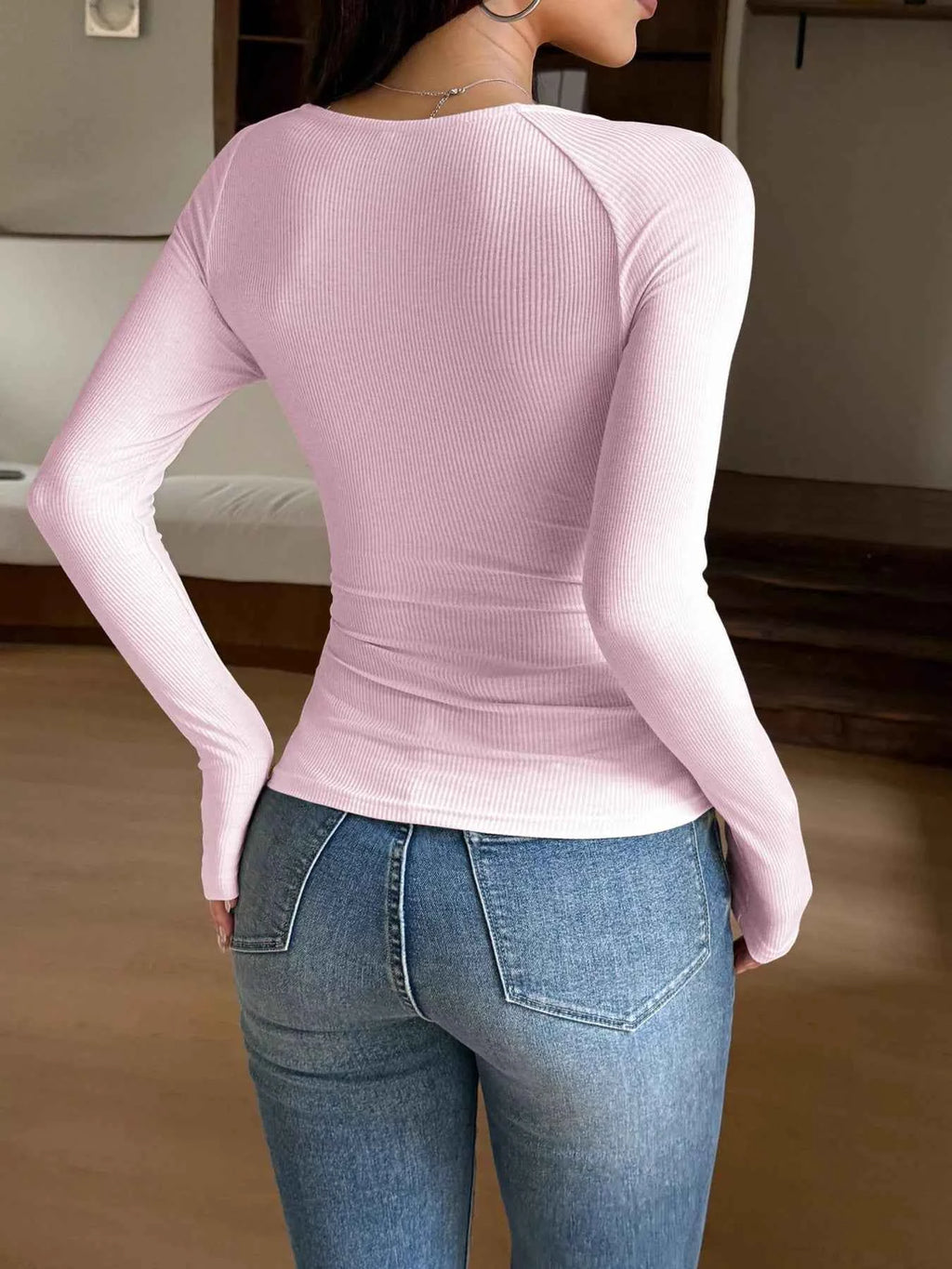 Lace Trim Long Sleeve T-Shirt f864b6d14c7b4ea8a113c8fa16104105-Max-Origin