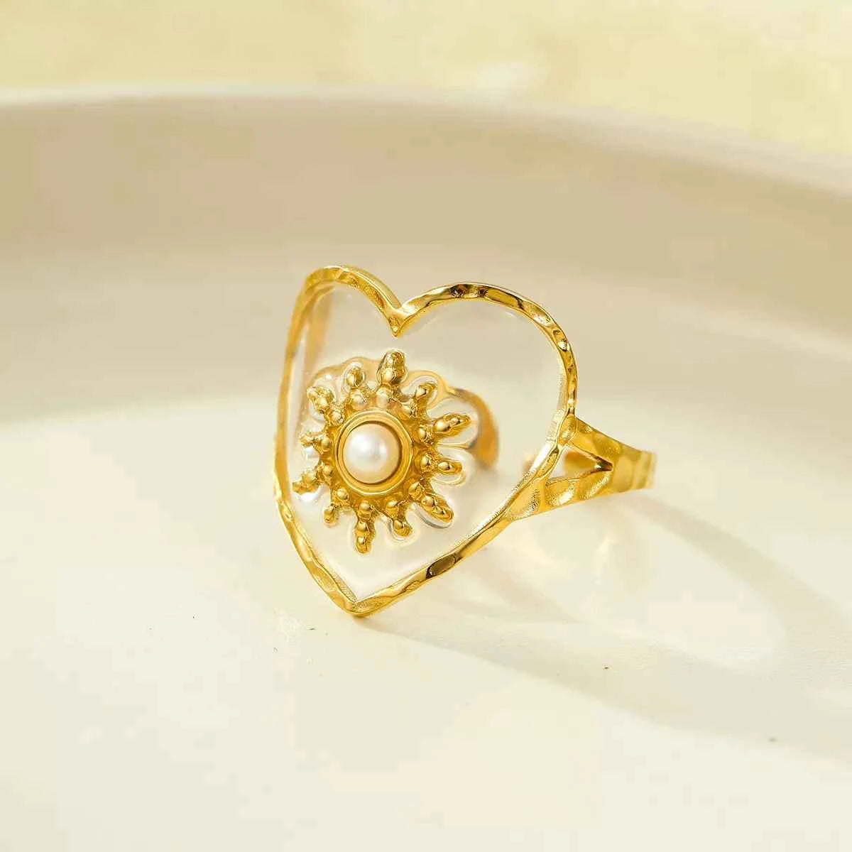 18K Gold-Plated Adjustable Open Ring Style B One Size f872cecb-07ee-4218-bc23-2f5957304e62-Max-Origin