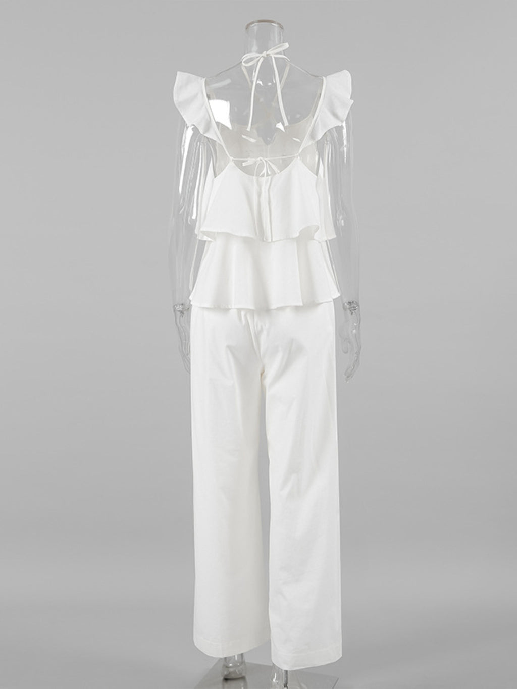 Layered Ruffled Cami and Pants Set f897bae9fcf04fa2be9bbd4c92836379-Max