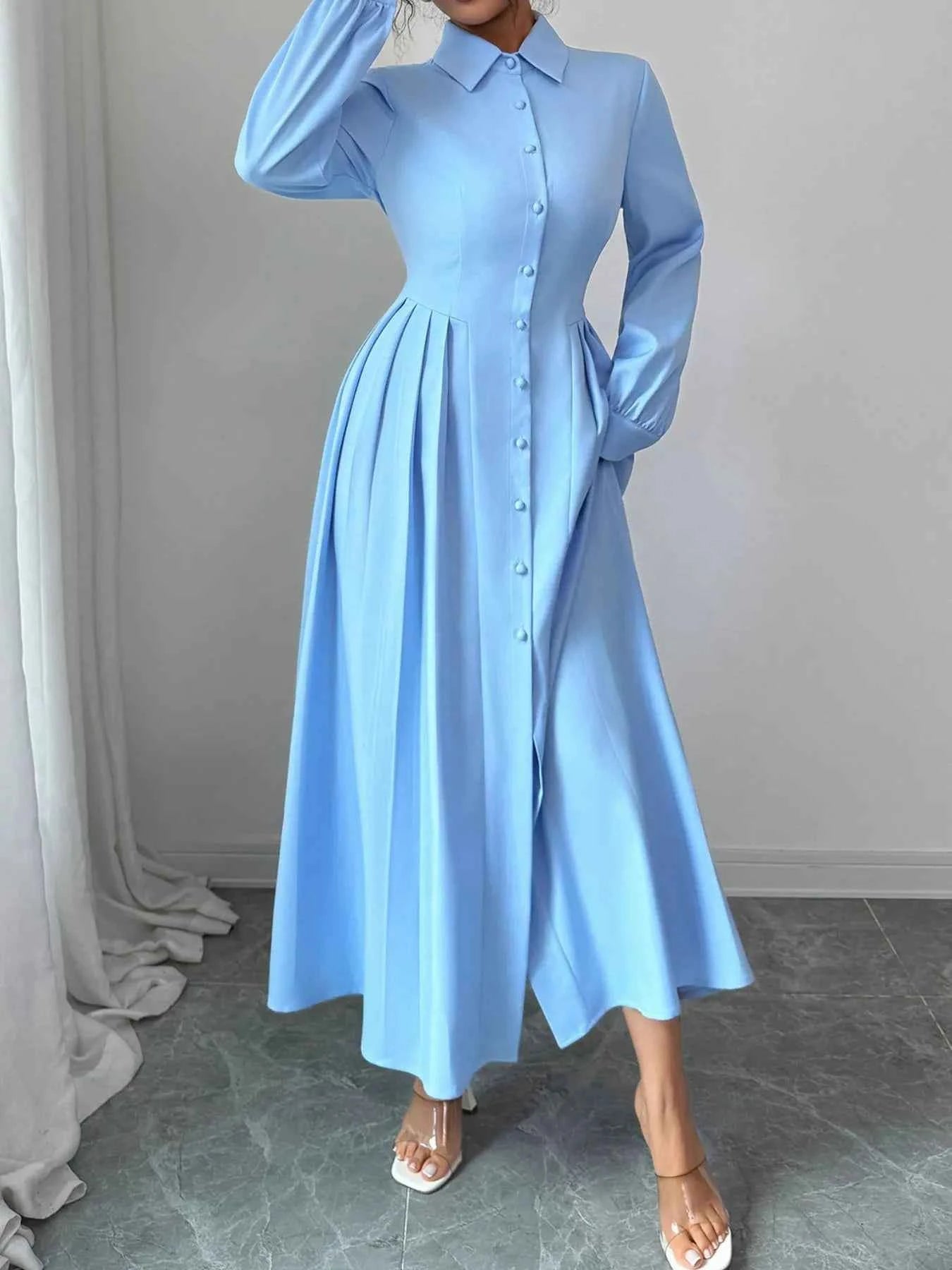 Button-Front Maxi Shirt Dress f8aa11bd-a3d7-499a-b09f-d43434bfa1cc-Max-Origin