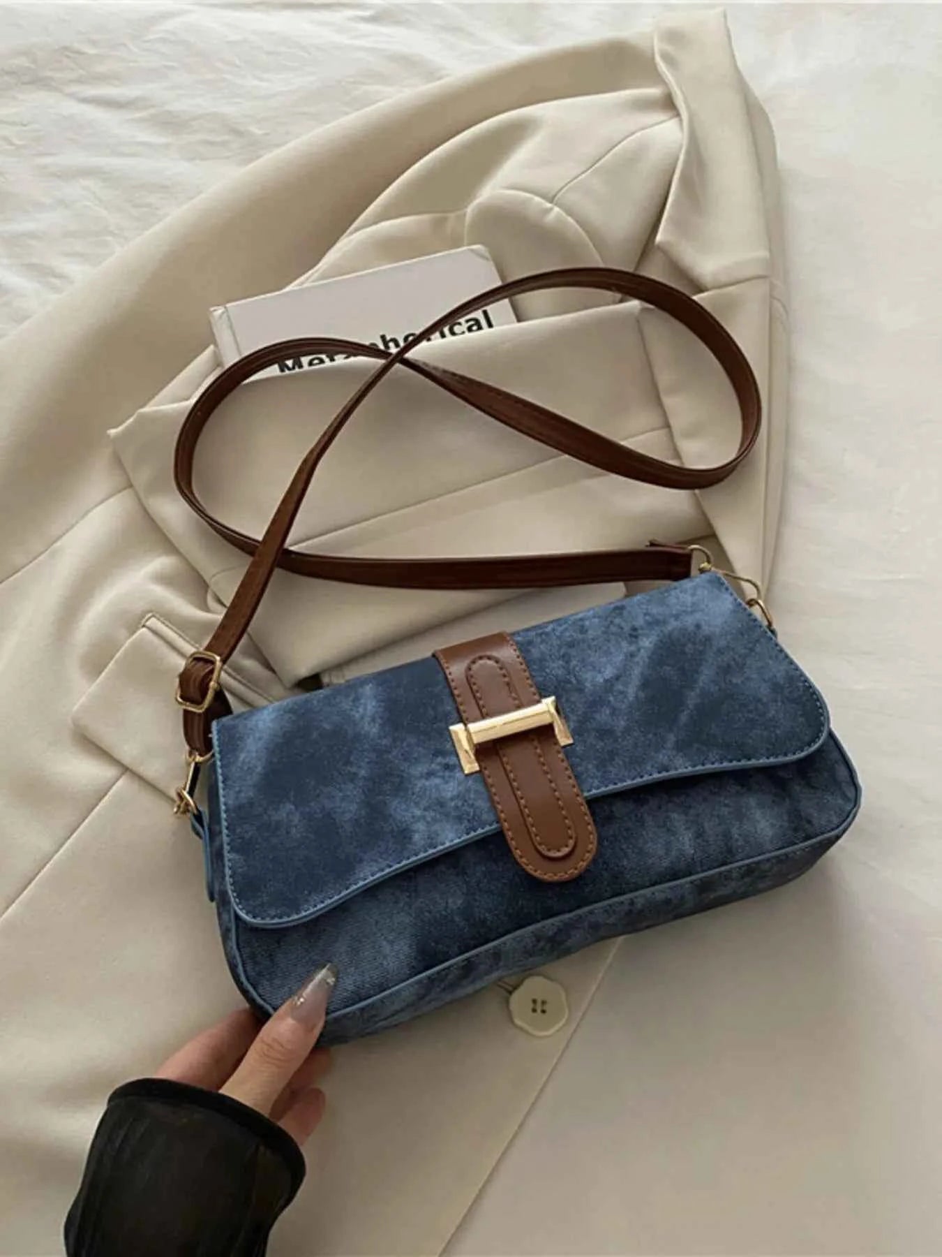 Leather Buckle Strap Crossbody Bag f8b17707efe44470b466fe83cd518073-Max-Origin