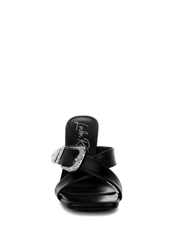 Mohaya Engraved Metallic Buckle Sandals f8cea87d-8e01-4b85-a892-7afca428ec65
