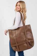 Fame Hat Carrier Tote Bag Brown One Size f8da872340a74a34b5ac1475485cc57c-Max-Origin