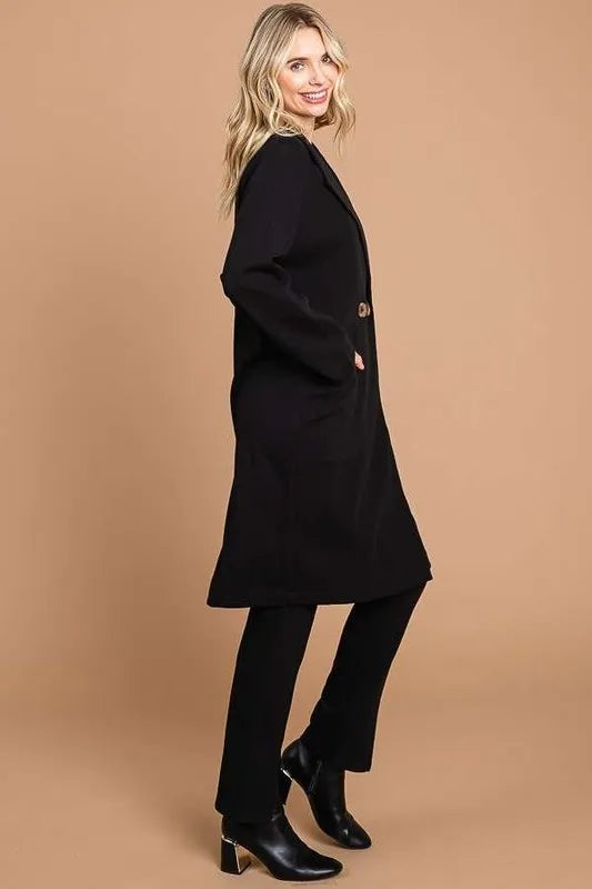 Culture Code Double Breast Lapel Collar Coat f8db0fa2-7ab1-4551-a25f-580ec5a0ddc6-Max
