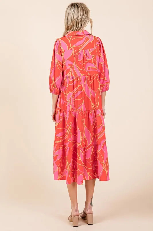 Mittoshop Tiered Printed Collared Neck Midi Dress f90e2dd1-0177-4761-b5b2-0604787637fb-Max