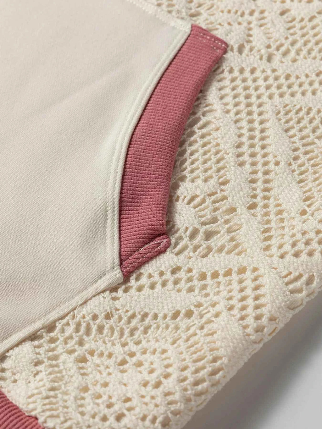 Crochet Panel Kangaroo Pocket Hoodie f91502a5-a25a-49bc-a198-bd4d692a0460-Max-Origin