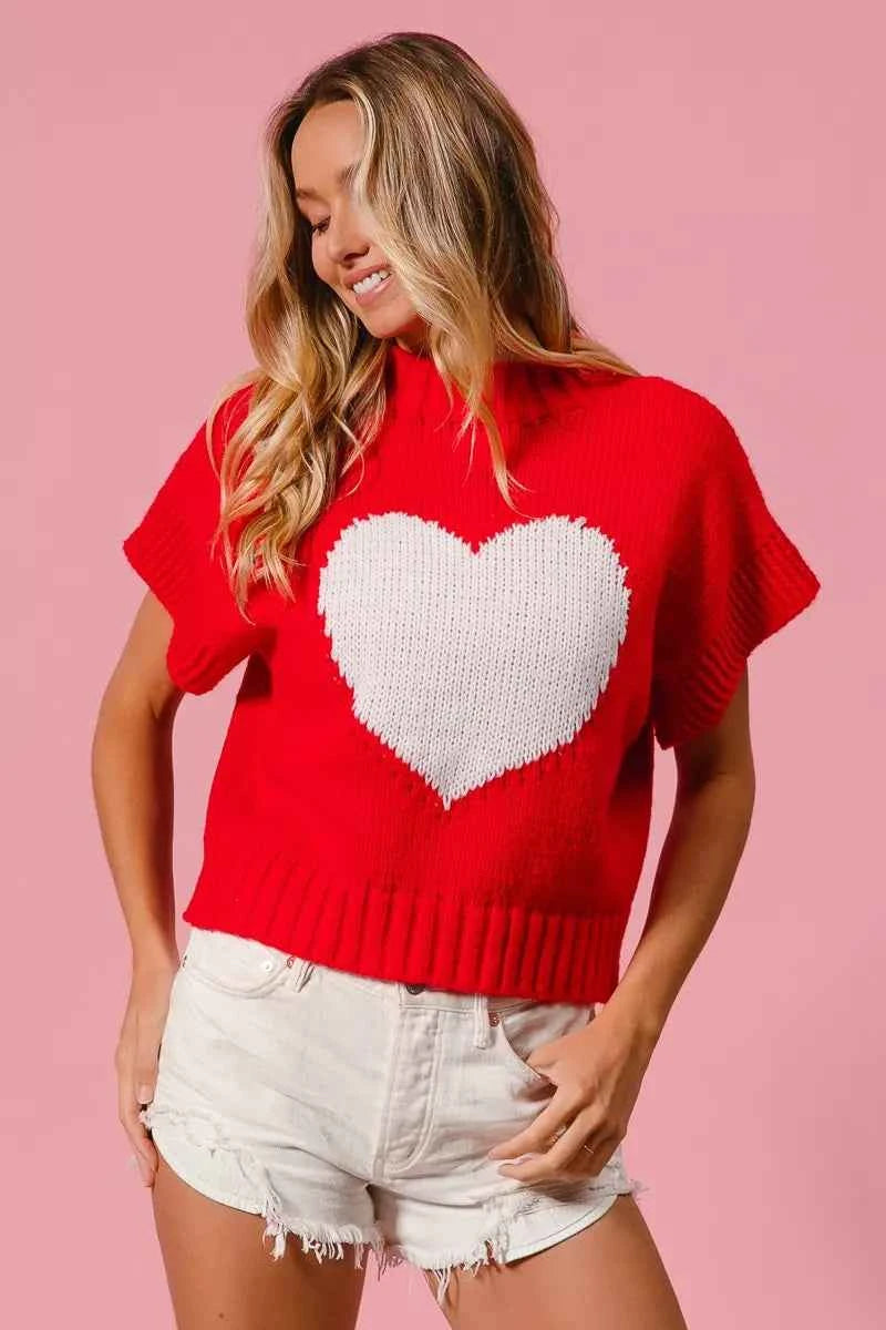 BiBi Rib Banded Heart Pattern Valentines Sweater f930f2e85afa4be5b31b9c170c12fc28-Max-Origin