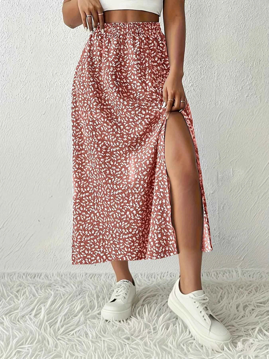 Slit Printed Skirt f96bcd1f29584dc289905081f324d83d-Max-Origin