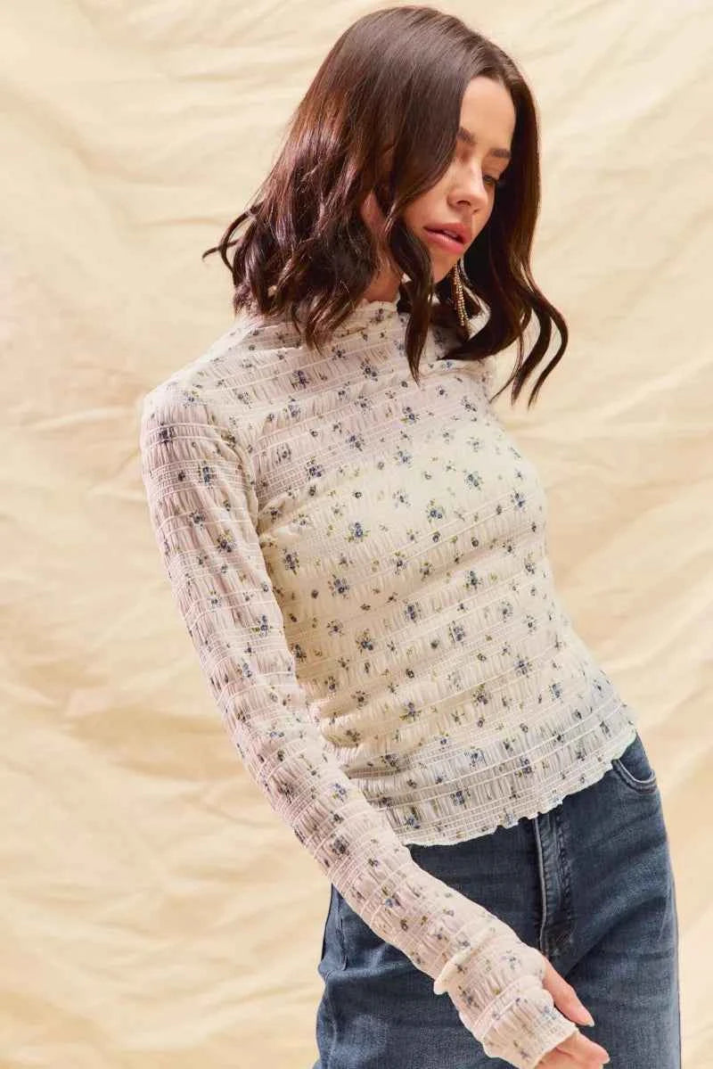 Floral Print Textured Long Sleeve Knit Top f97f2611cb794ec2921fd6f92b373dd5-Max-Origin