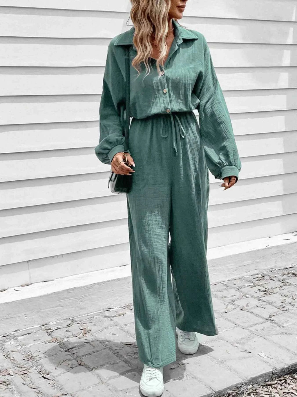 Button Front Wide Leg Jumpsuit f98a6fd454ae450a85babdc7d1faf14b-Max-Origin