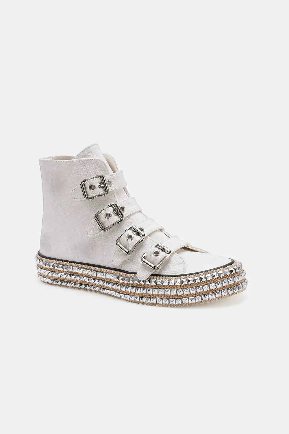 Beast Fashion Multi-Buckle Straps Studded Platform Sneakers f990c353-3d0f-4dda-87b4-c88d65da5466-Max