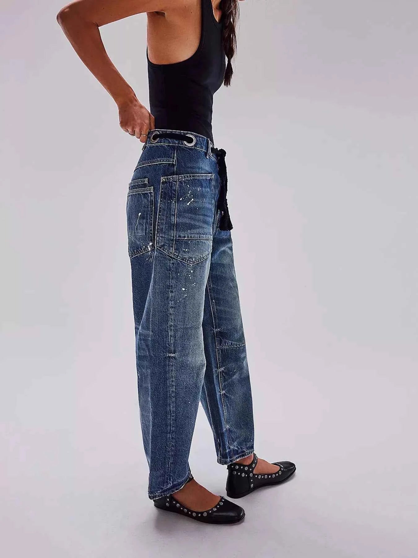 Washed Wide Leg Jeans f999ec2d0c1c4225b35aac3829cdaf18-Max-Origin