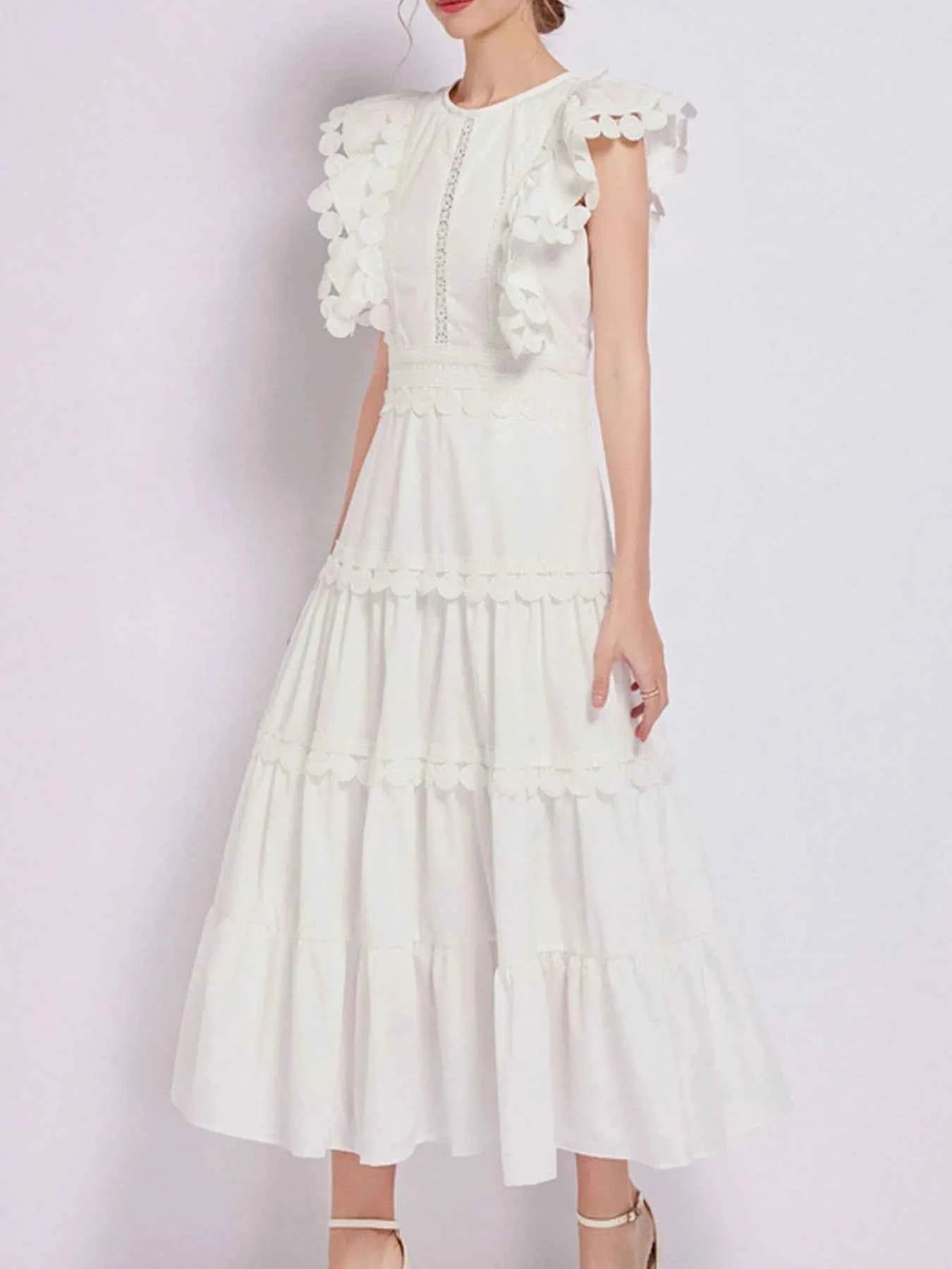 Sleeveless Ruffled Tiered Dress with Embroidered Trim f9a5745b-fc80-4d99-806c-3feba008416c-Max-Origin