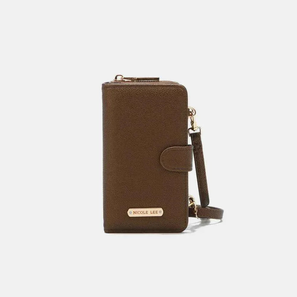 Nicole Lee USA 2 Piece Phone Case Crossbody Wallet Bronze One Size f9cfb801-b0e8-43df-9999-6ada4115c111-Max