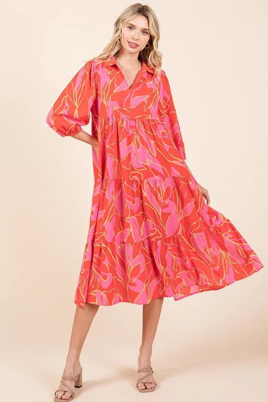Mittoshop Tiered Printed Collared Neck Midi Dress f9dbe585-77b3-4ce5-931a-5275b68c9af0-Max