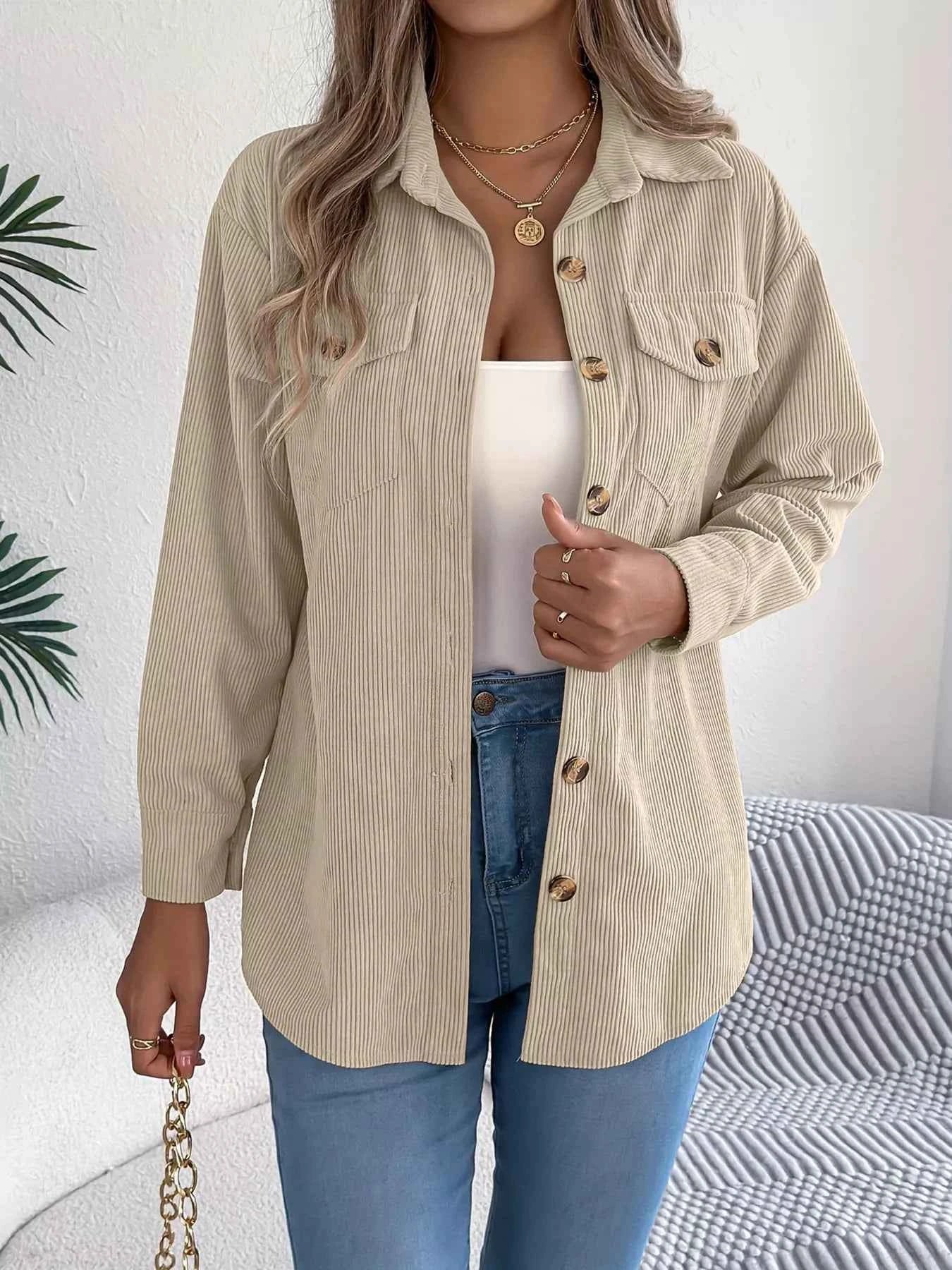 Corduroy Button-Up Long Sleeve Shacket f9e103bcc22f4416a30a7273091a972f-Max-Origin
