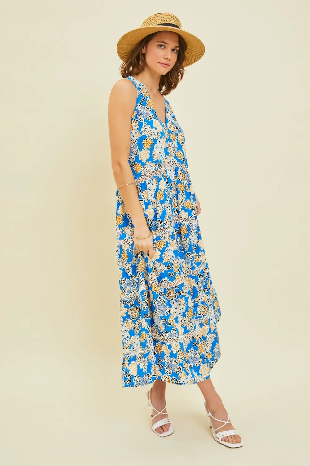 HEYSON Full Size Printed Crochet Trim Maxi Dress fa149447-587f-41fd-9564-07be18561b30-Max