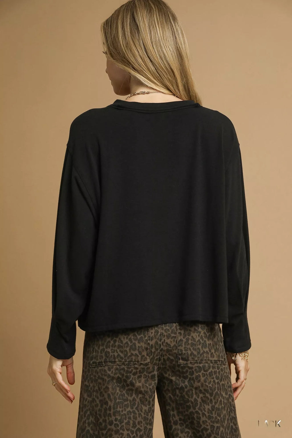 Umgee Brushed Fleeve Crewneck Top fa366227-a1ad-4177-b453-7d1a2a2c775b-Max-Origin