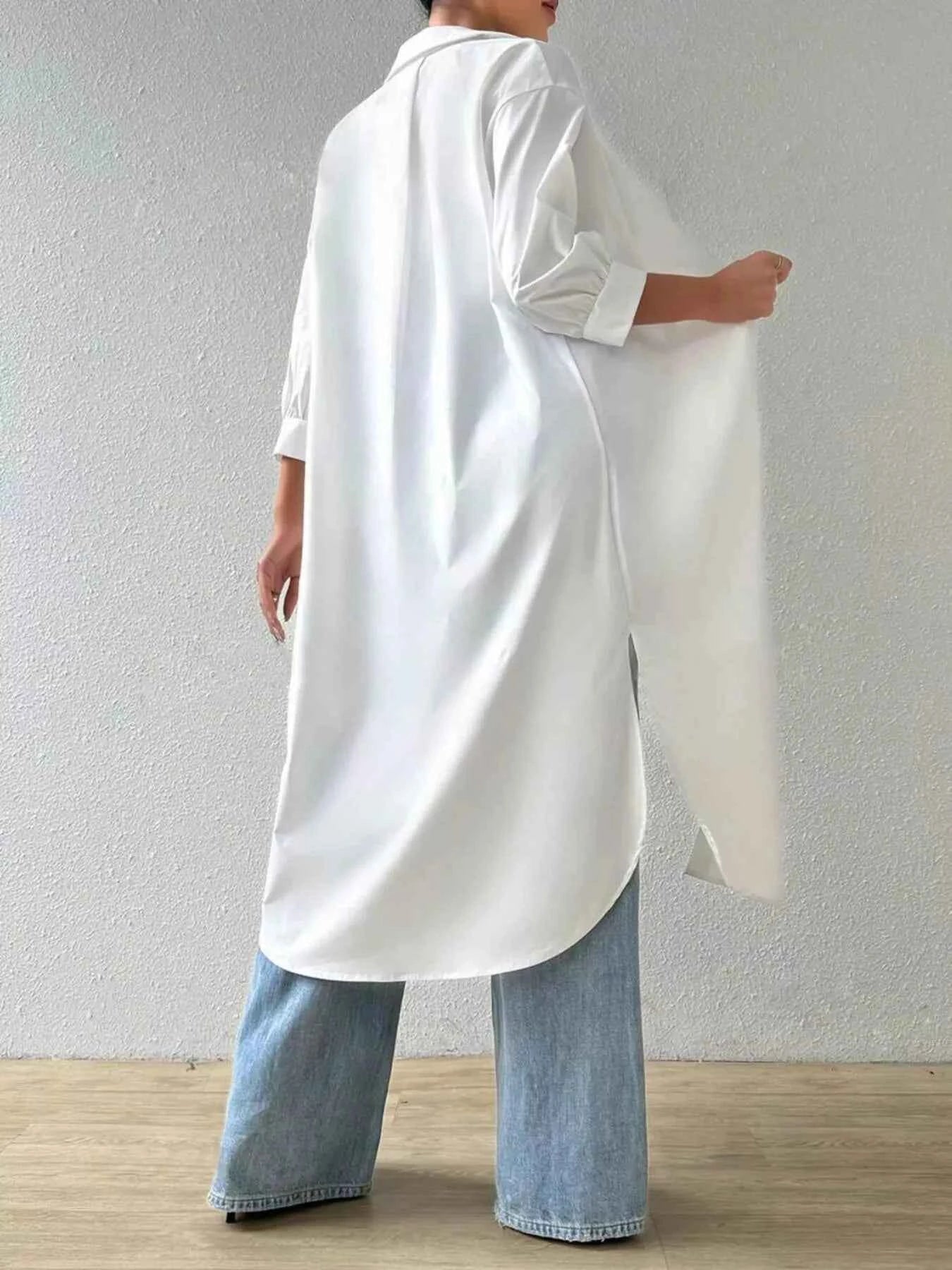 Button-Up Long Sleeve Longline Shirt fa5eec6315f441d6ac75828a72c6ddf4-Max-Origin