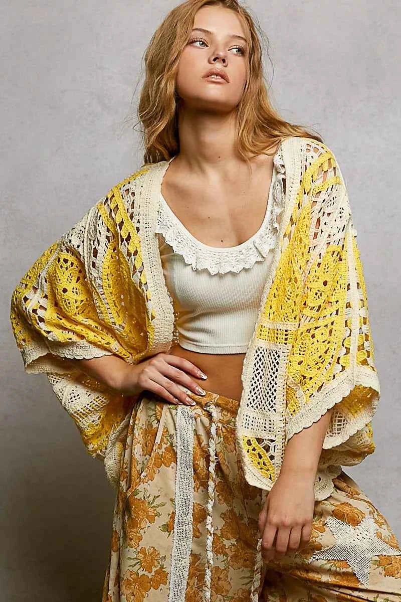 POL Open Front Crochet Cardigan with Scalloped Edge fa6295a5-c911-4899-a3a3-4c26ae5e189b-Max-Origin