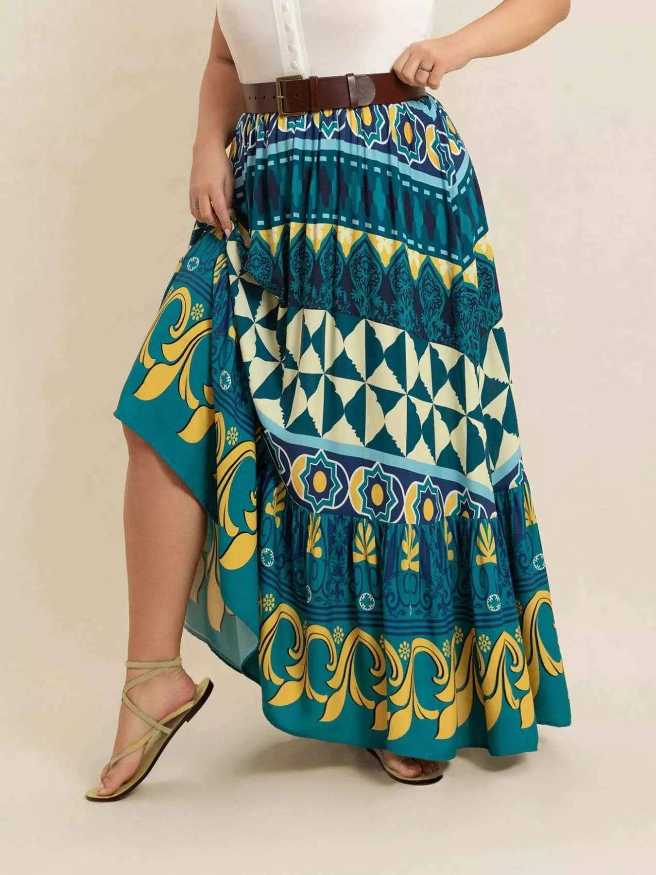 Plus Size Printed Maxi Skirt fa86f591-c87c-4365-af01-08d276de67cd-Max-Origin