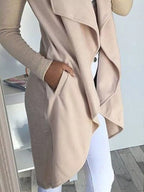 Full Size Lapel Collar Long Sleeve Coat Plus Size faa42fcb-341a-4d48-9d4d-a161e7d50acb-Max-Origin