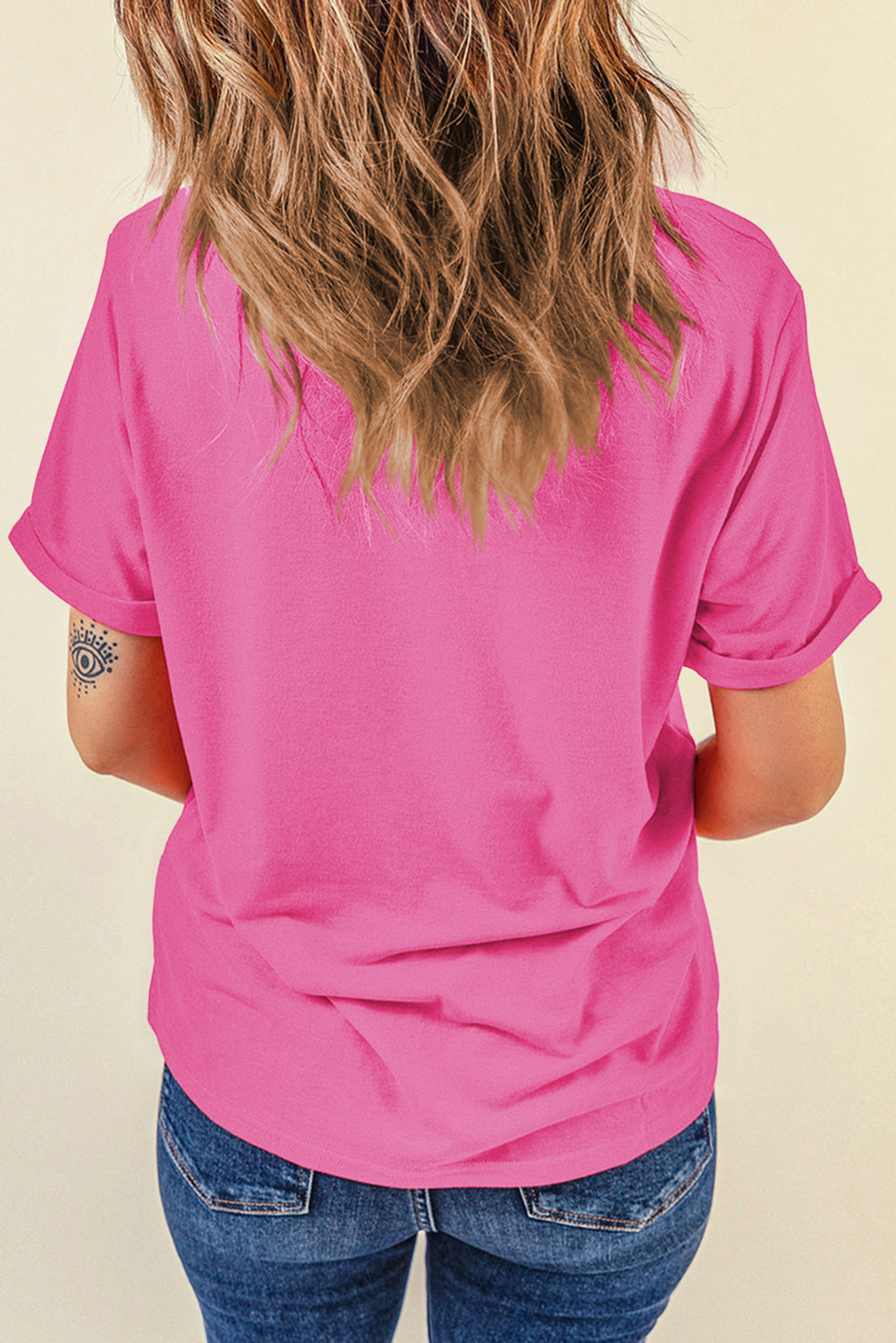 Sachet Pink Ghost Heat Transfer Printing Halloween T Shirt fab65618402f6c73