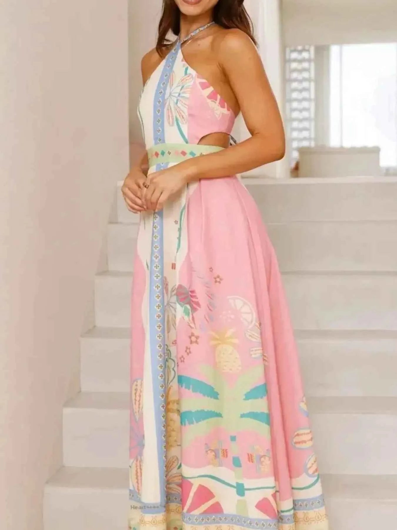 Halter Neck Printed Maxi Dress fac1f01c-cd46-43f6-87f3-33ed8b5acd3e-Max-Origin