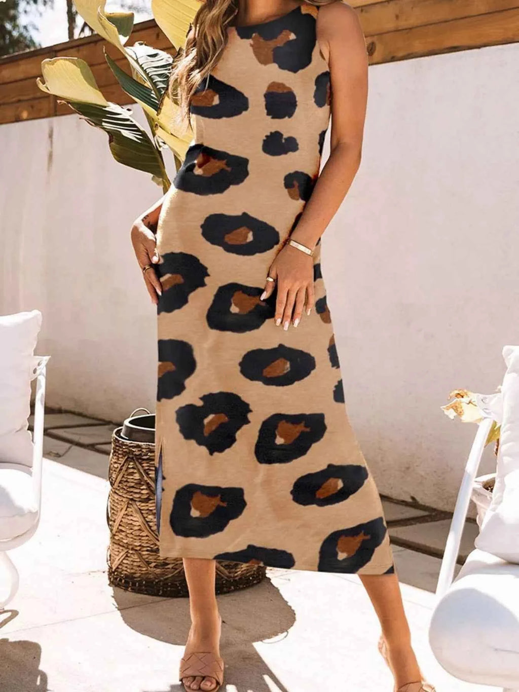 Slit Leopard Sleeveless Maxi Dress fad686c59bc64f3e91dd53c65149dfcb-Max-Origin