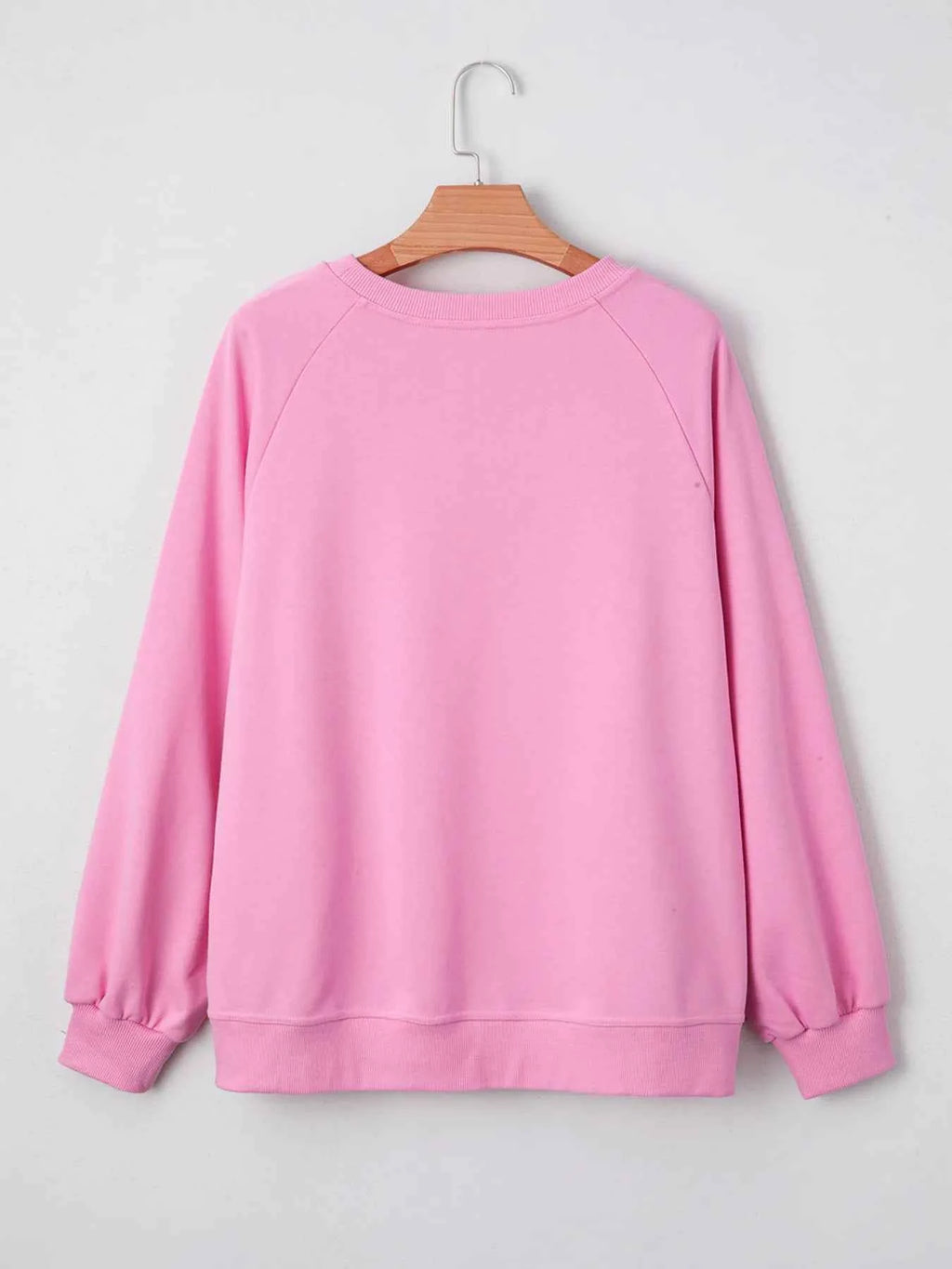 Lace Patched Raglan Sleeve Loose Fit Sweatshirt fae39902b6b34415bb8d8b56ce8fd87a-Max-Origin