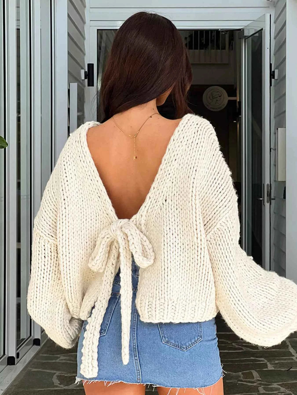 Chunky Knit Tie-Front Cardigan fb12f3f6e4184e4997db9f66cda4148a-Max-Origin