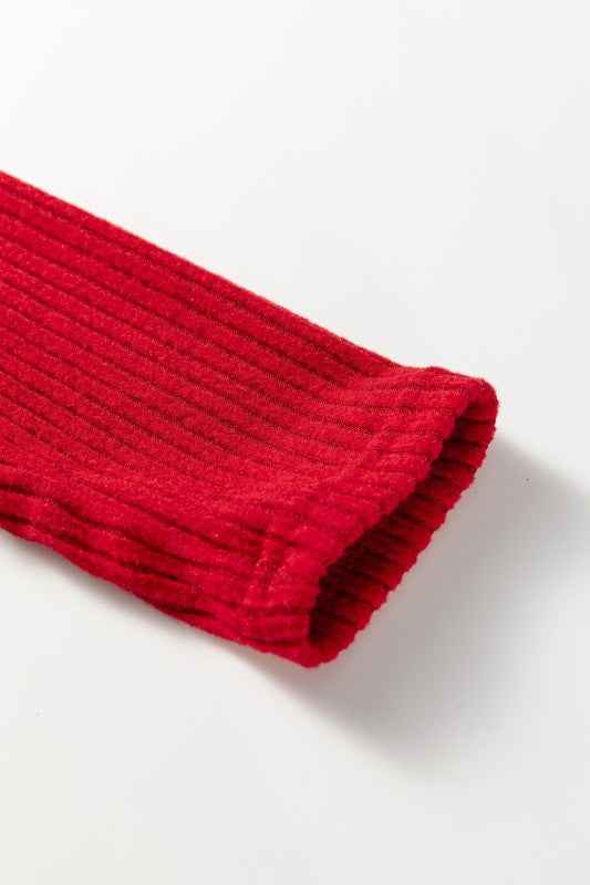 Ribbed Knit Long Sleeve Top and Leggings Set fb25a201-1e65-495f-8ada-3150bccce2e1