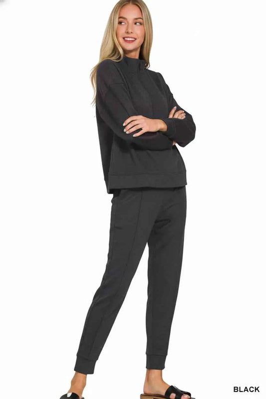 Zenana Scuba Half Zip Pullover and Jogger Set fb2dbc2c-d60f-460c-a9b7-63739f7b90bf-Max-Origin
