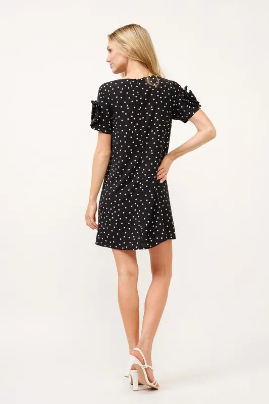 And The Why Embellished Sleeve Polka Dots Shift Dress fb4bb931056445e5b4ad21287dfe73bb-Max-Origin