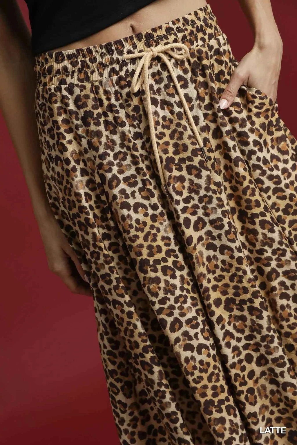 Umgee Drawstring Leopard Midi Skirt fb5ba2fa-38cf-4a09-ba20-7fddd0575629-Max-Origin