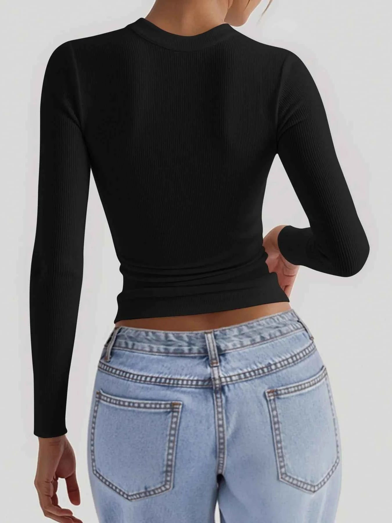 Square Neck Long Sleeve T-Shirt fb5c6776579347d597132f517bab6c94-Max-Origin