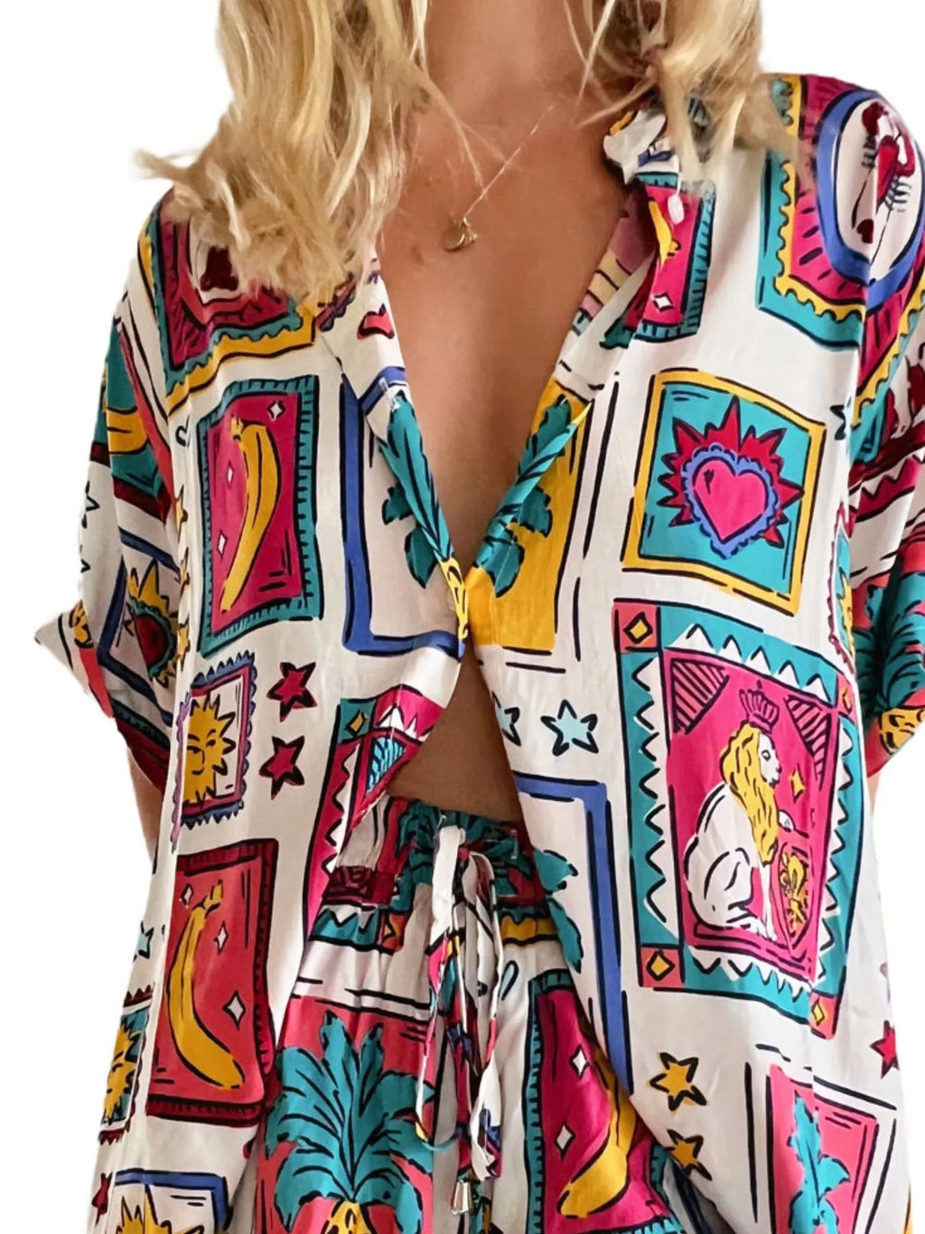 Printed Button Up Shirt and Shorts Set fb64b83a-9327-4b81-8090-ad3d57666ea9-Max-Origin