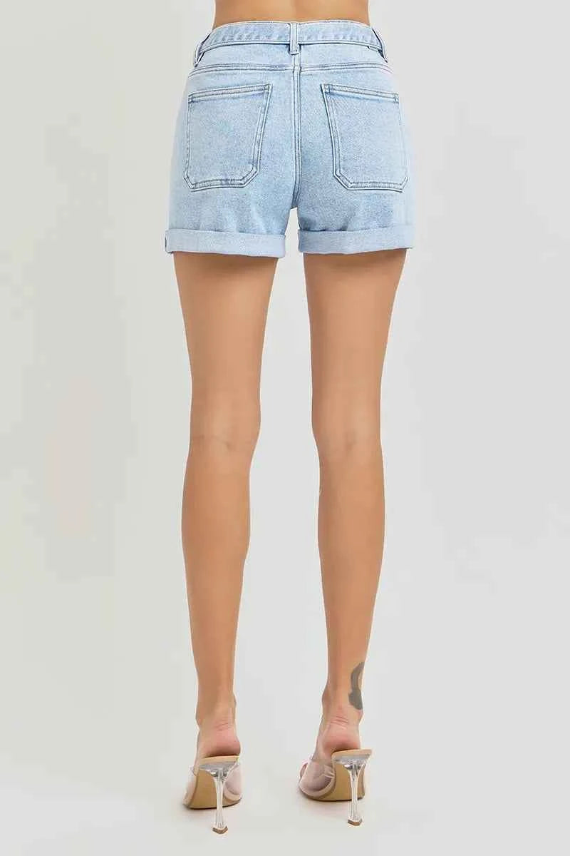 Full Size High Rise Belted Roll Up Shorts Plus Size fb7380d48d31455186aa35a1b9688638-Max-Origin