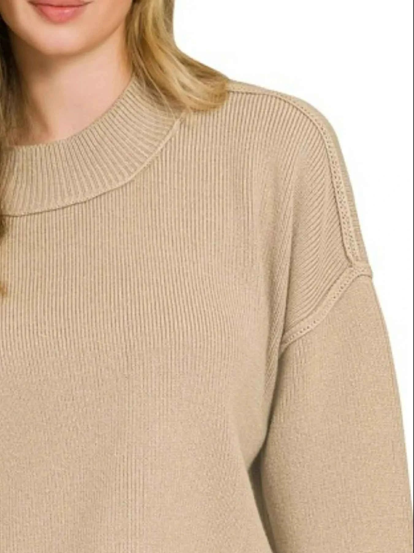 Zenana Wide Neck Band Drop Shoulder Sweater fb9b3a3f-cab6-4124-8213-c6124c10b9f4-Max-Origin