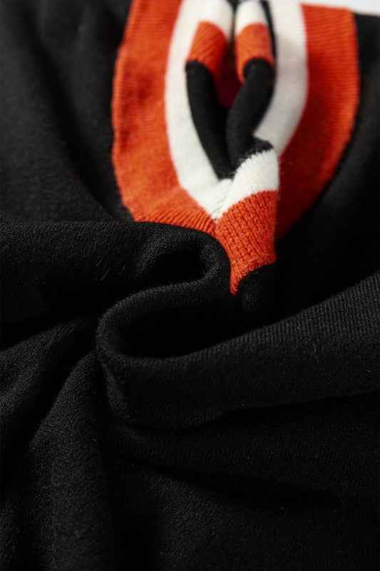 Scarlett Striped Trim Varsity Sweater fbae5cb5-49c1-460c-a07a-ce0d8d1aaa88