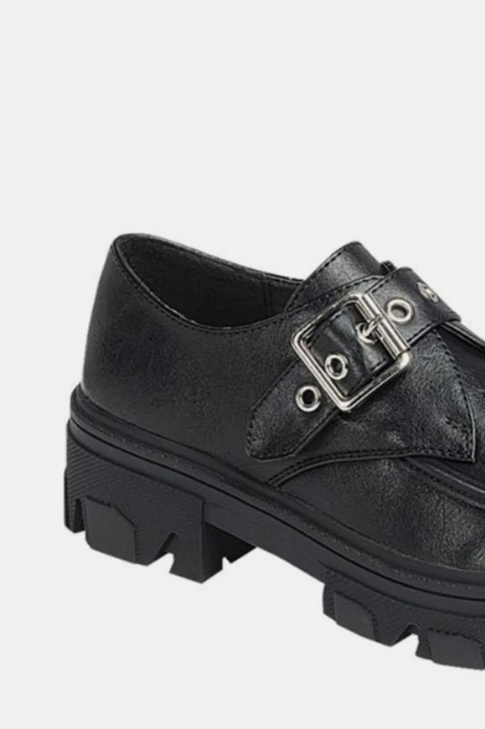 Forever Link Buckled Platform Lug Sole Loafers fbdcf927-cad5-41d0-bcd1-389b927bd276-Max