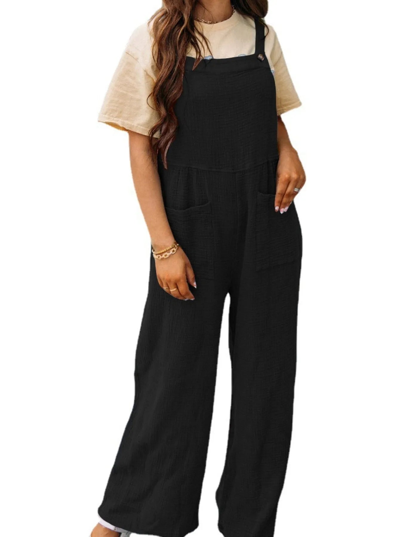 Full Size Casual Wide Leg Textured Overalls Plus Size fbf8b380a98e45f9b50fea0782dadf1d-Max-Origin