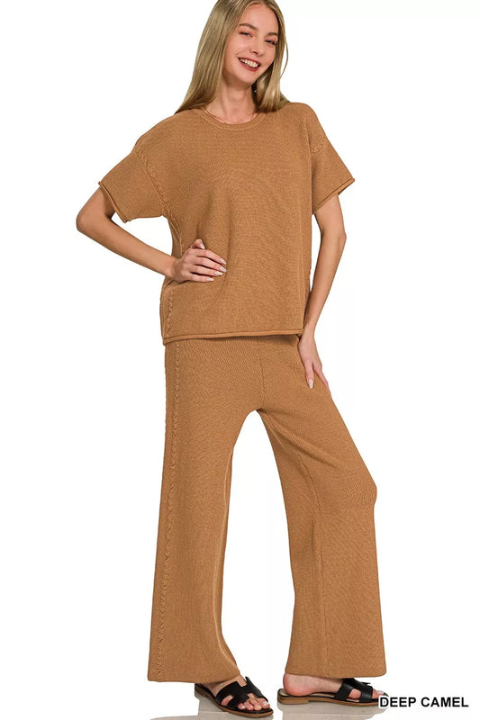 Viscose Round Neck Top & Pants Set fc15e8f5-d57a-4c92-bd40-3971c964762c-Max-Origin