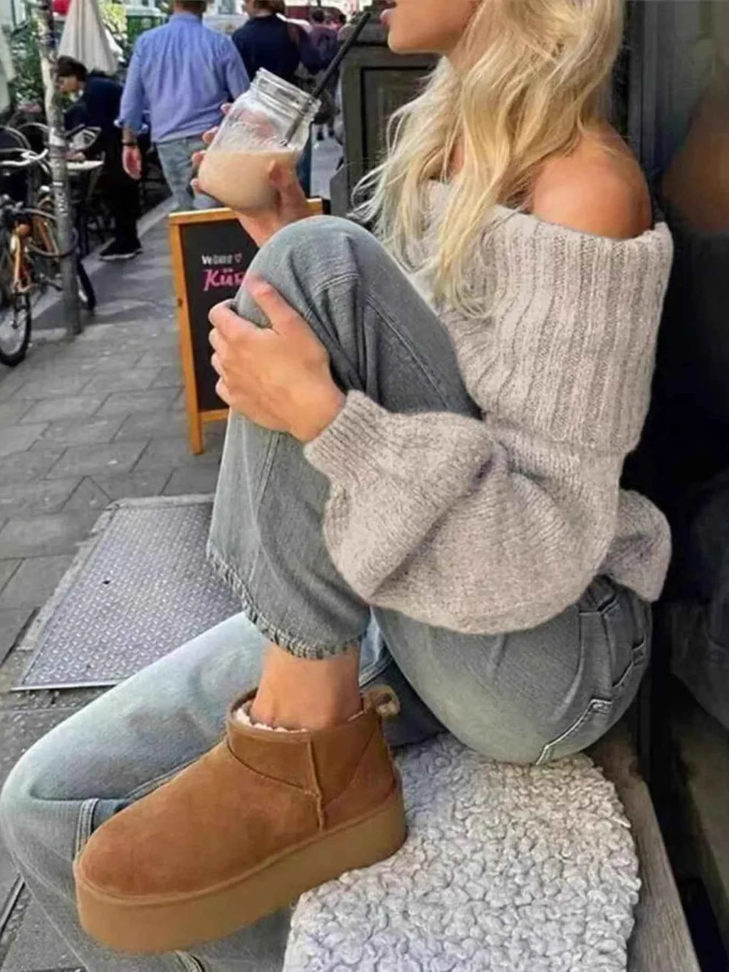 Off-Shoulder Ribbed Long Sleeve Sweater fc31a8b823e74e42a430ccad76b0fd60-Max-Origin