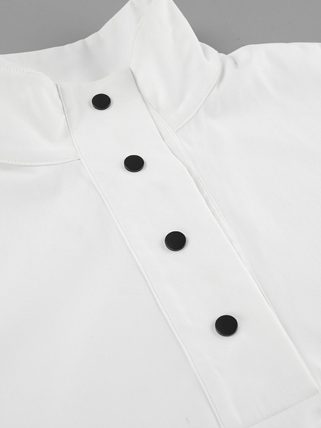 Snap Detail Long Sleeve Top and Shorts Set fc3bd3a9a221432a9cff800d65fb6028-Max