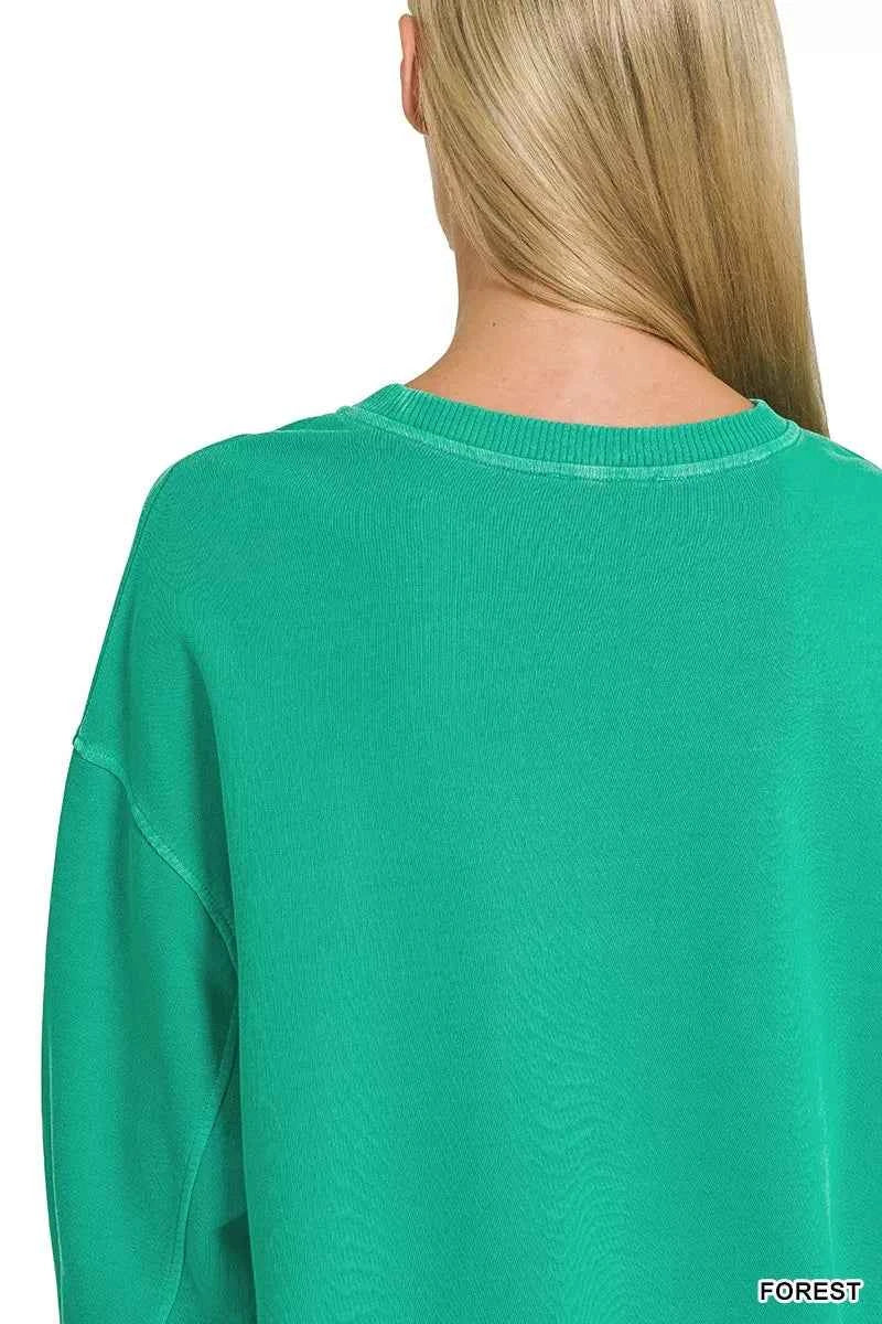 Zenana Full Size French Terry Pigment Dye & Enzyme Washing Pullover Plus Size fc5503d77f3b4142a9f72505d9bfb989-Max-Origin